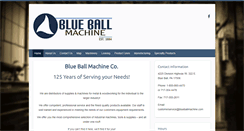 Desktop Screenshot of blueballmachine.com