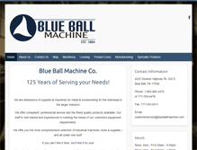 Tablet Screenshot of blueballmachine.com